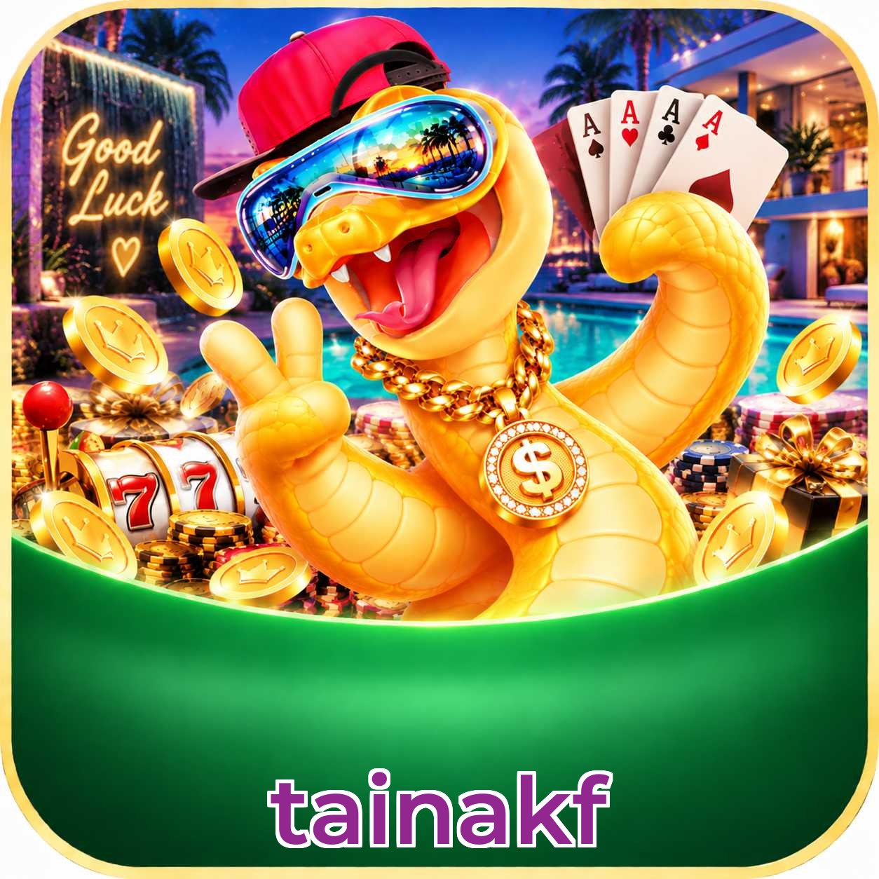 Aplicativo tainakf para Android e iOS com interface completa