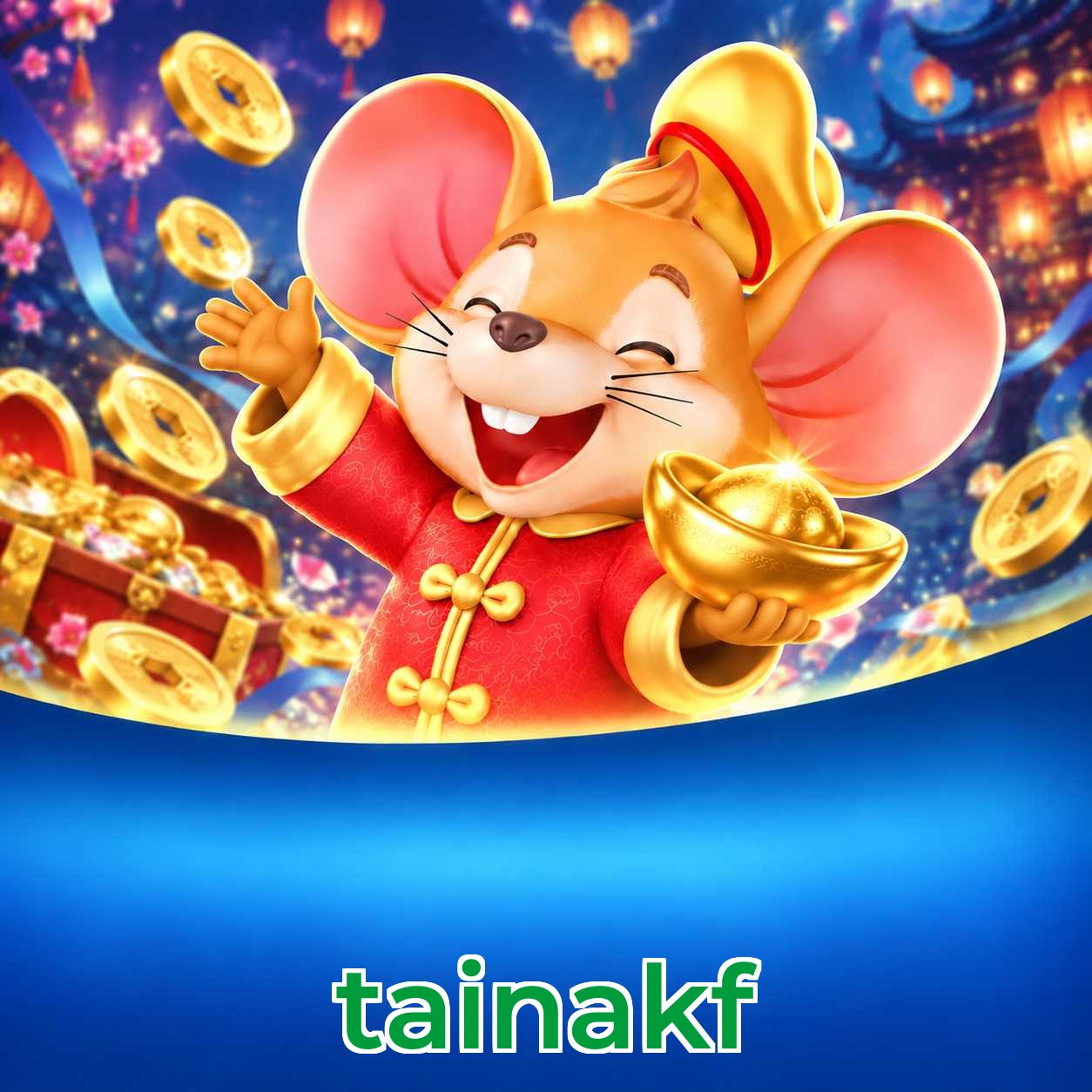 Pacote de bônus de boas-vindas da tainakf com rollover transparente